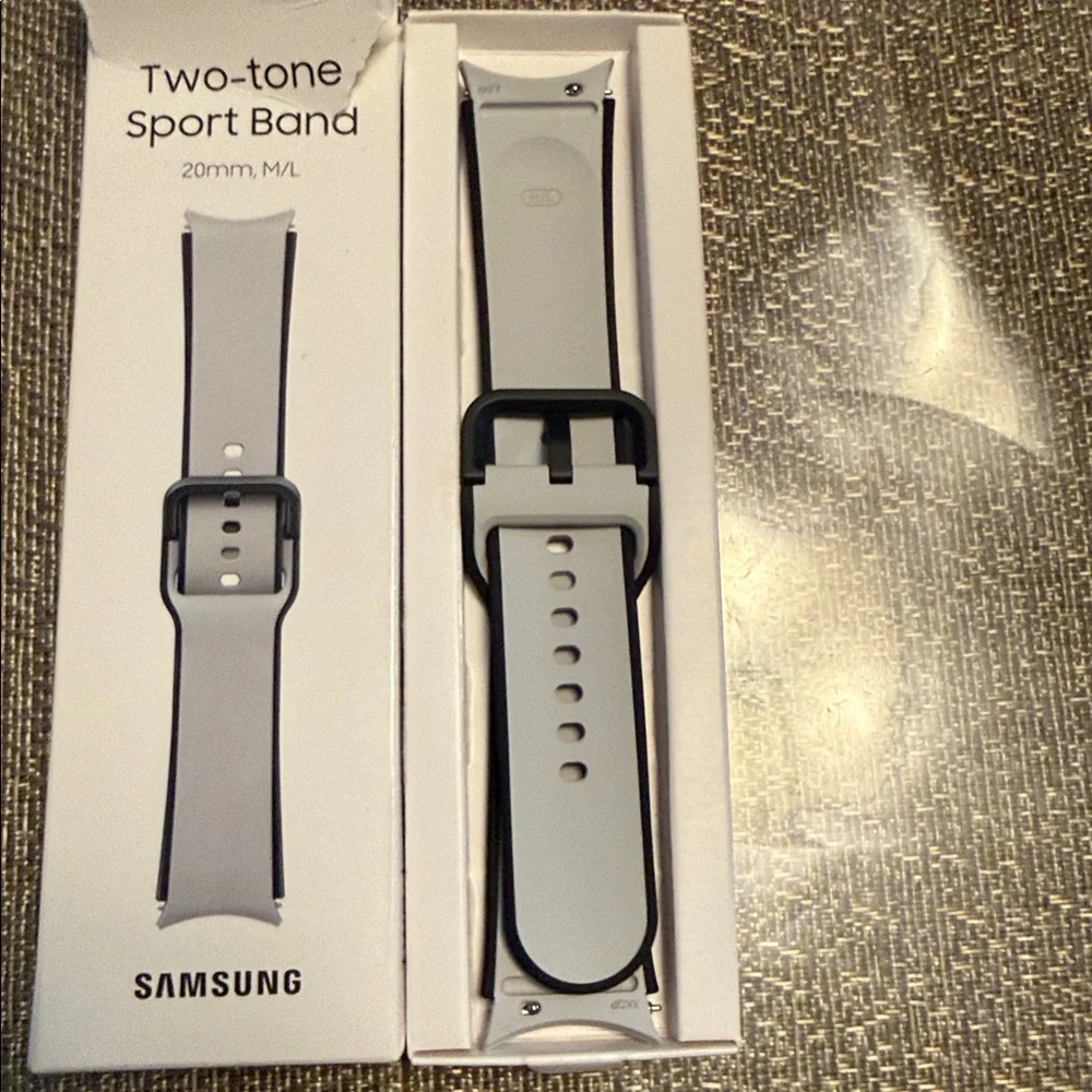 Samsung Two-tone Sport Band - Black and Gray